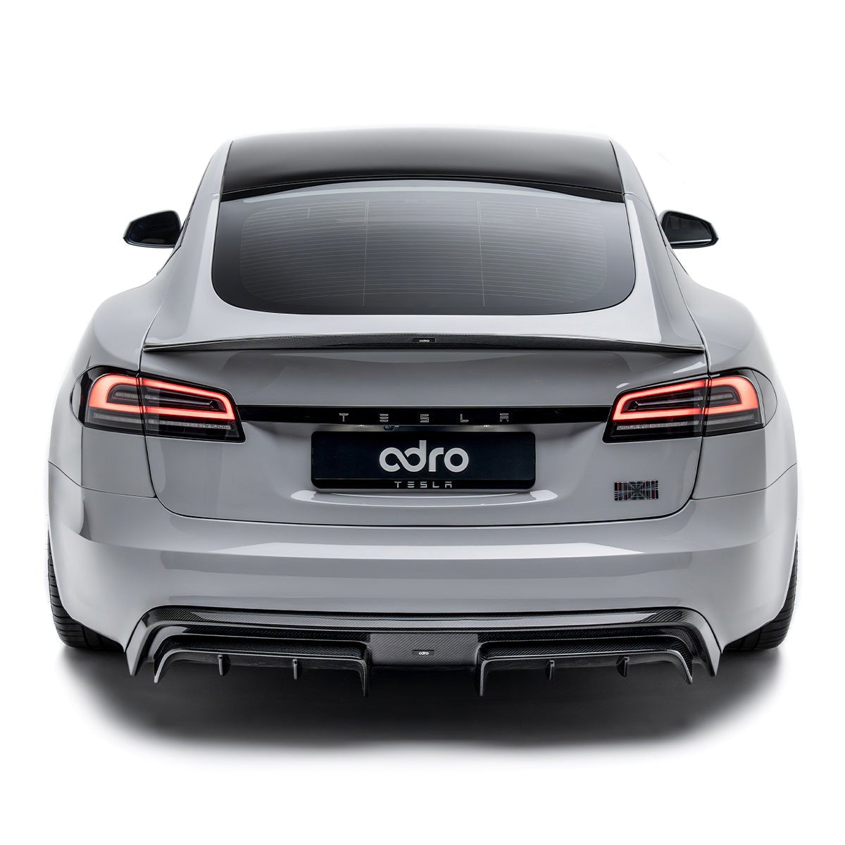 Adro Tesla Model S Carbon Fiber Rear Diffuser (2021-2025)